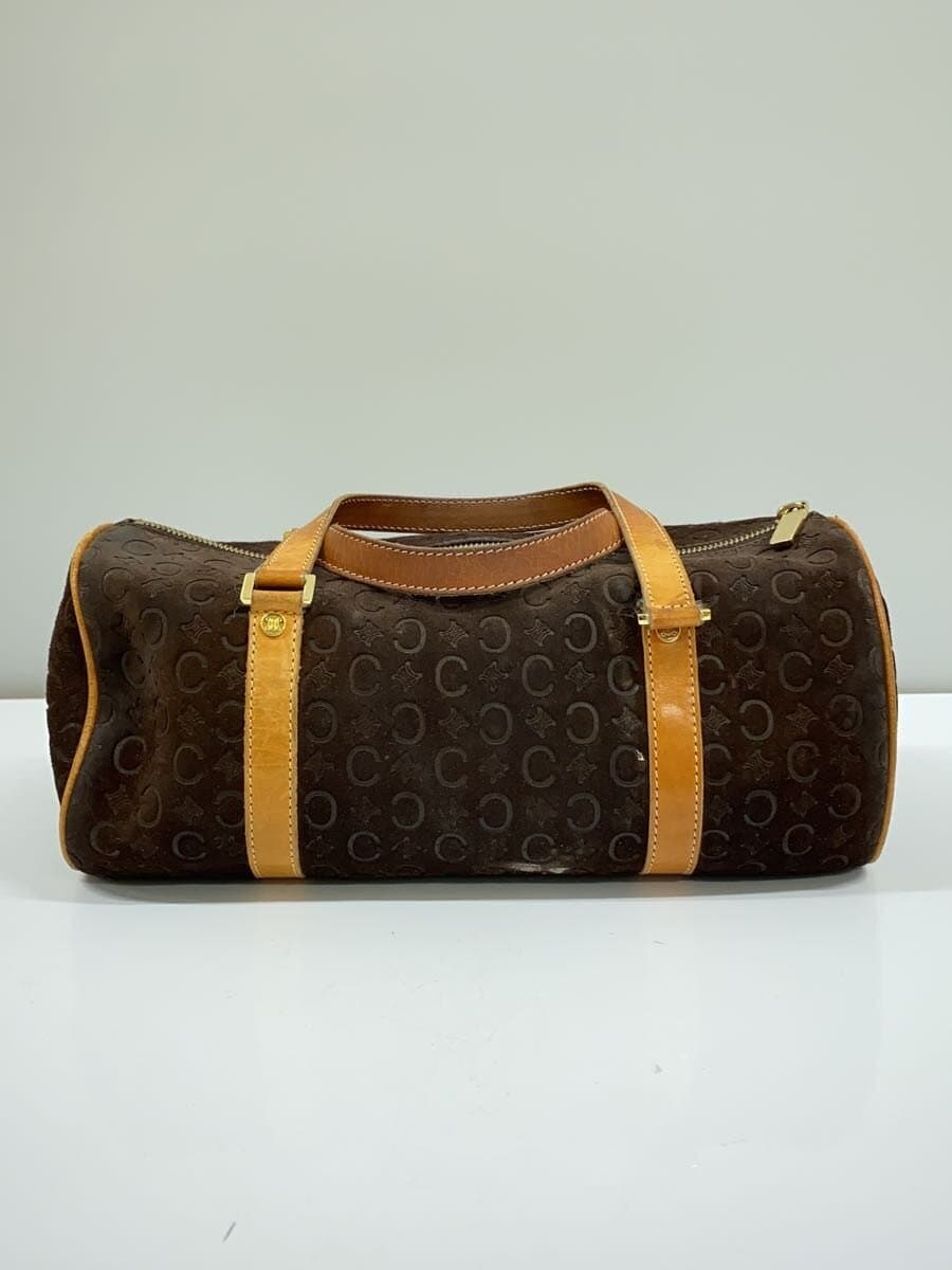 CELINE Handbag Suede BRW All Over Pattern 3