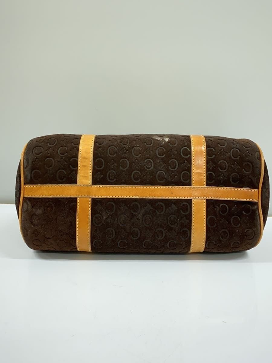 CELINE Handbag Suede BRW All Over Pattern 4