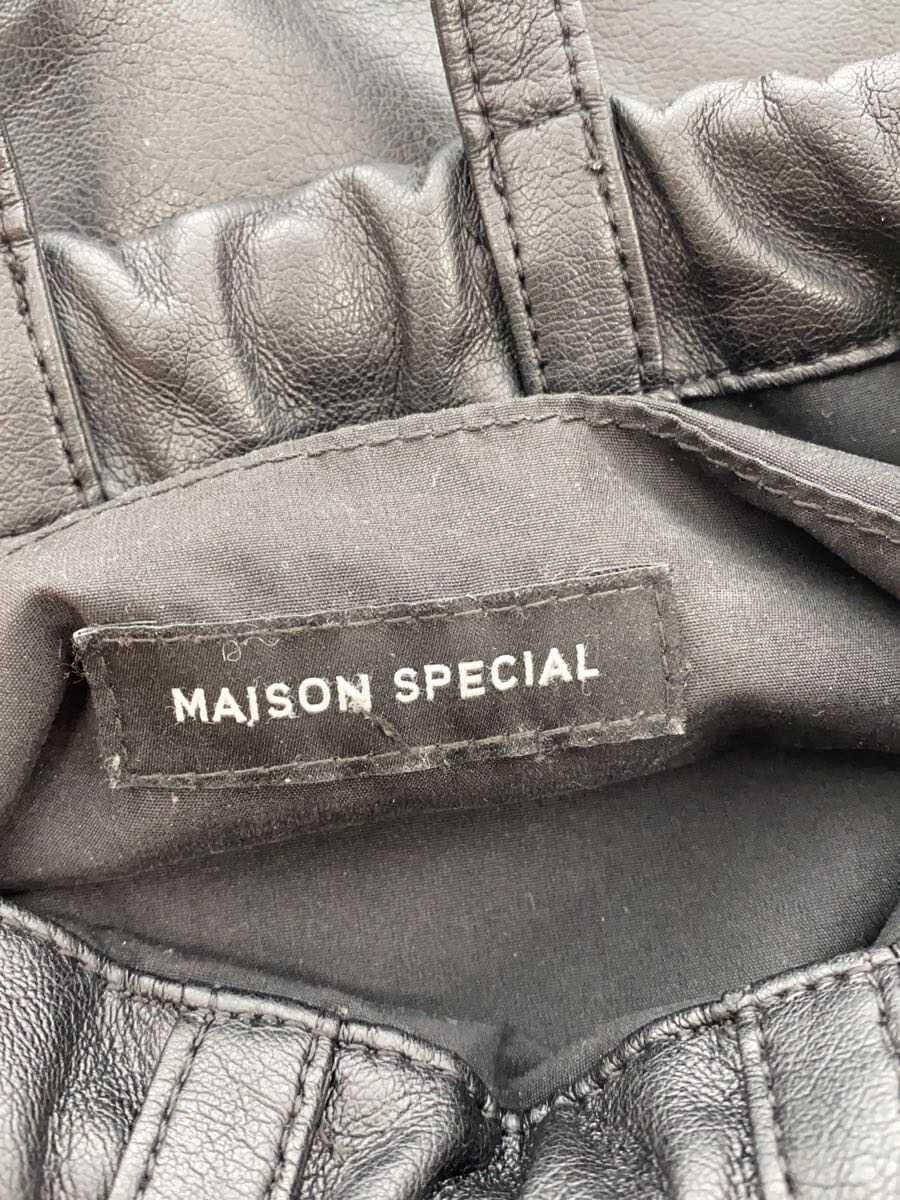 MAISON SPECIAL Bag Faux Leather BLK Solid 5