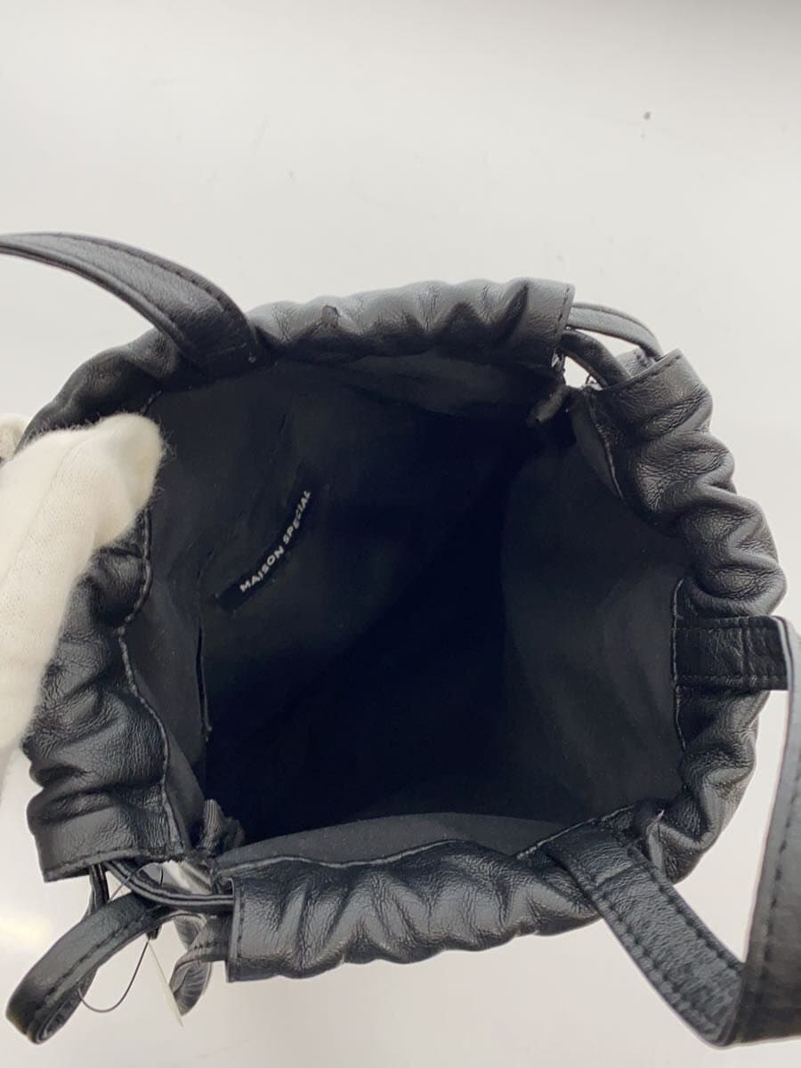 MAISON SPECIAL Bag Faux Leather BLK Solid 6