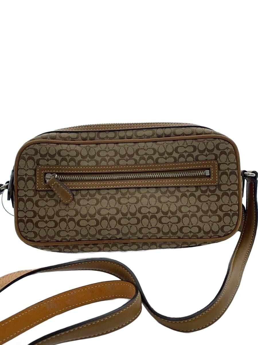 COACH Shoulder Bag BRW All Over Pattern