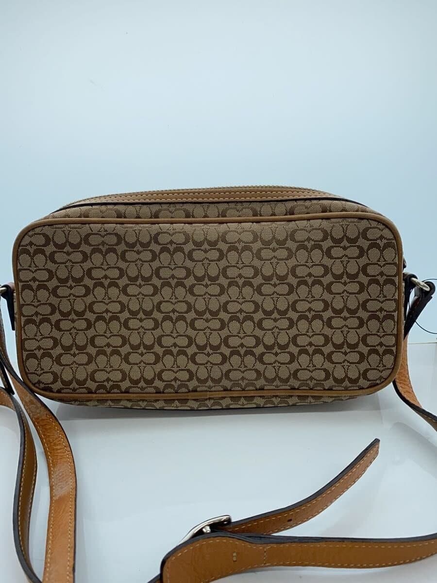 COACH Shoulder Bag BRW All Over Pattern 3