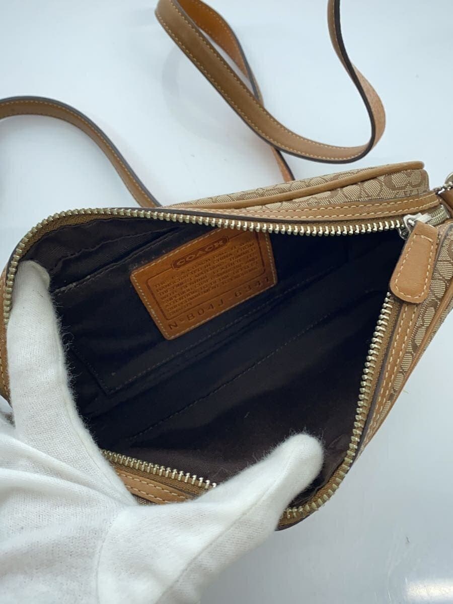 COACH Shoulder Bag BRW All Over Pattern 5