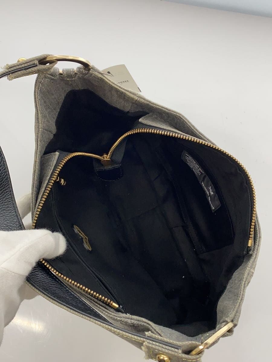 Think Bee!Handbag Denim GRY Iconic Charm 6