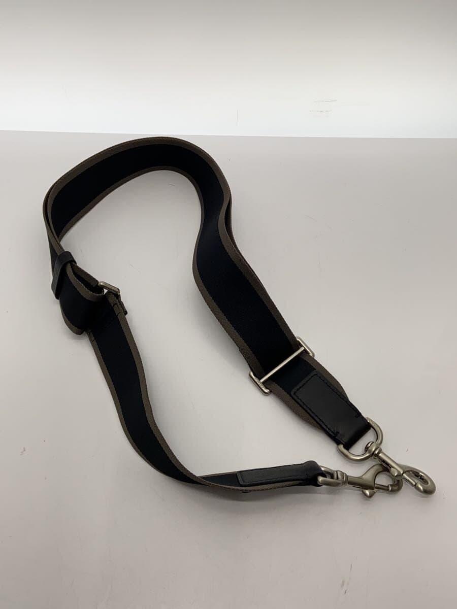 COACH Heritage Web Leather Utility Tote Black F70560 Corner Scuff Signs of Use 6