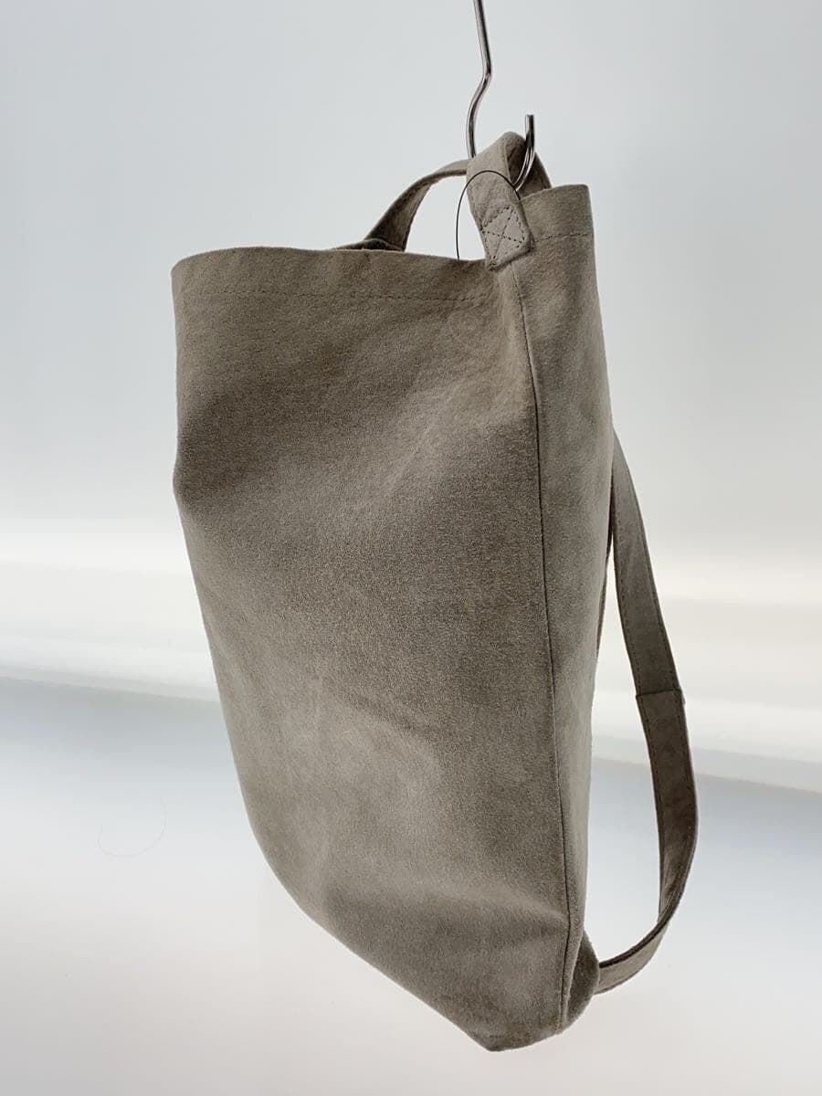 Hender Scheme Pig Shoulder Small Light Gray With Wear 2