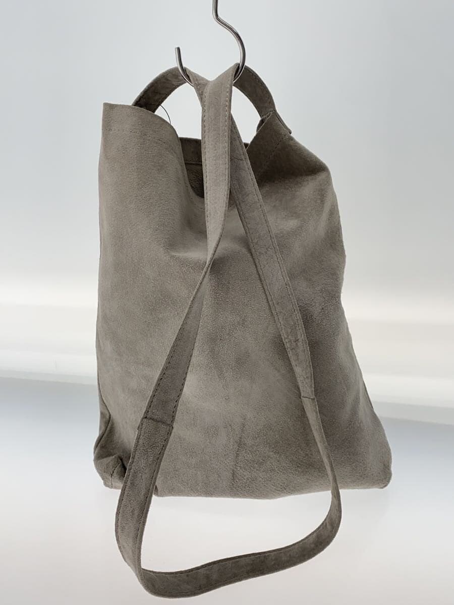 Hender Scheme Pig Shoulder Small Light Gray With Wear 3