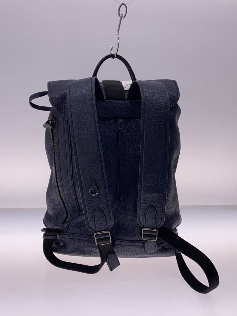 COACHBLEECKER Leather Backpack Navy 29523 3