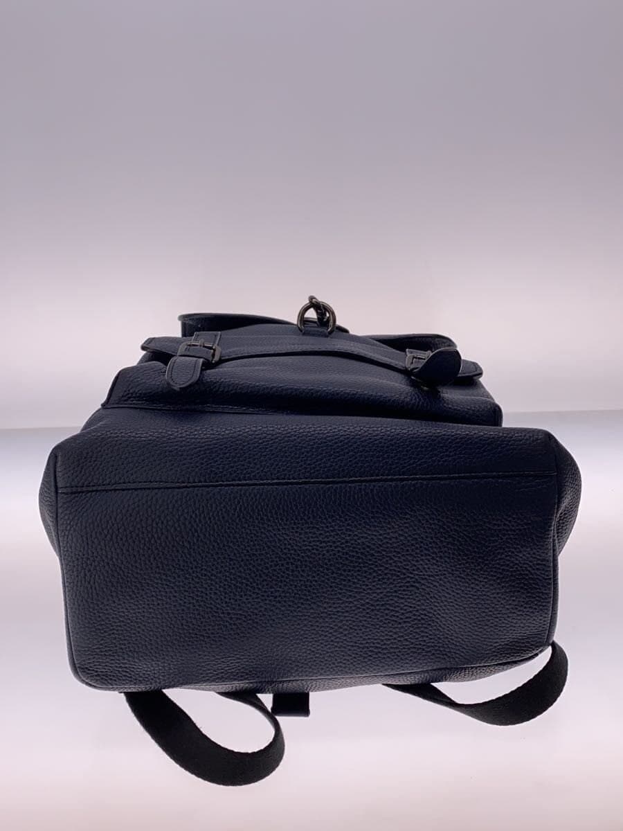 COACHBLEECKER Leather Backpack Navy 29523 4