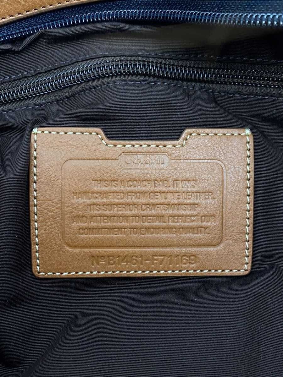 COACH Heritage Weekend Tote Bag 2-Way Brown F71169 5