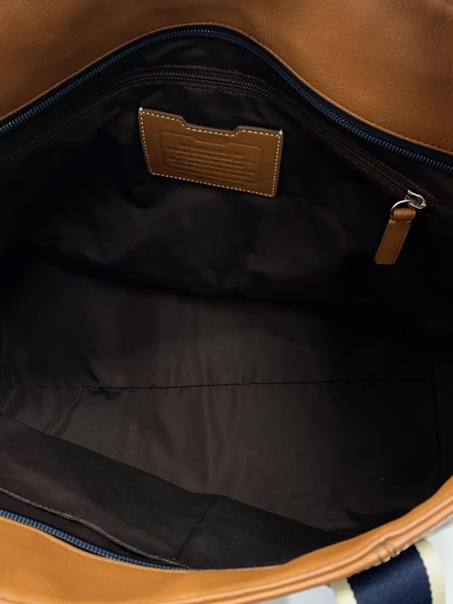 COACH Heritage Weekend Tote Bag 2-Way Brown F71169 6