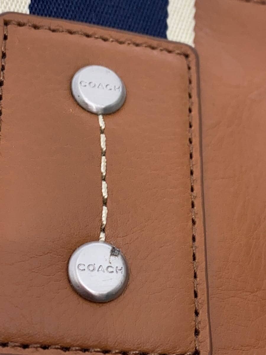 COACH Heritage Weekend Tote Bag 2-Way Brown F71169 7