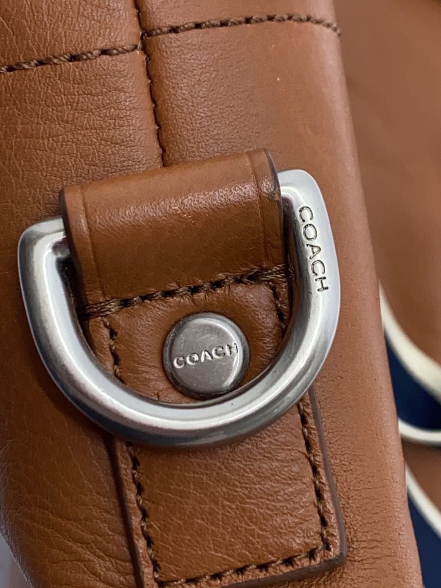 COACH Heritage Weekend Tote Bag 2-Way Brown F71169 8