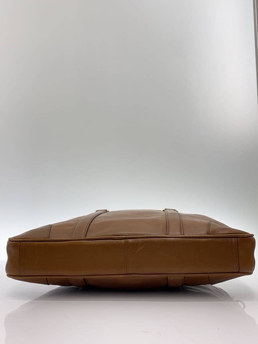 COACH Bleecker Slim Briefcase 2-Way Brown 70901 Corner Scuff With Wear 4