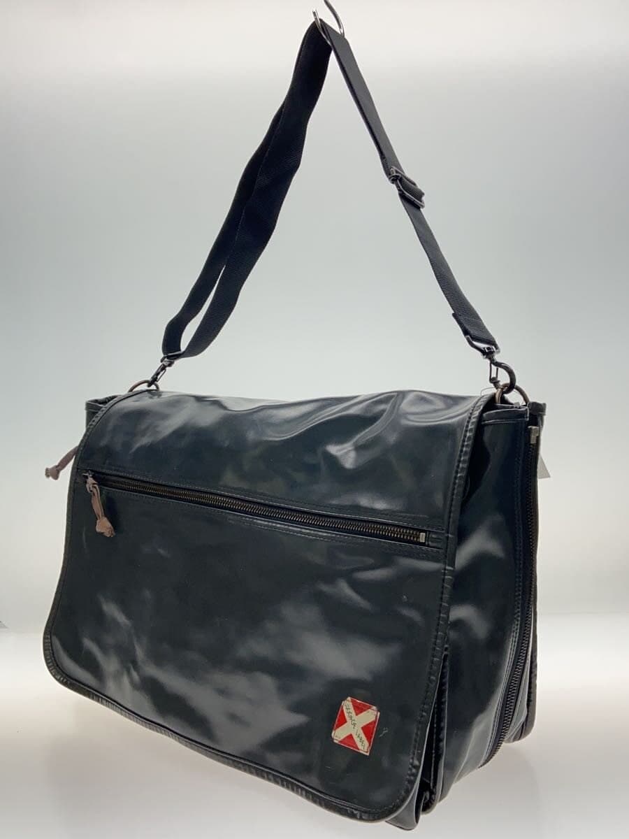 LUGGAGE LABELLINER Shoulder Bag Black 951-09236 Used condition 2