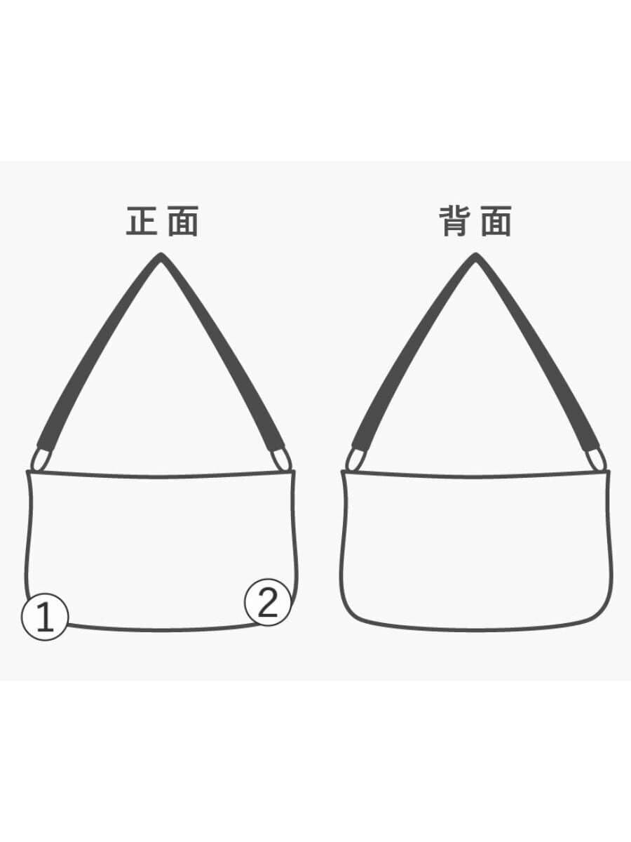 LUGGAGE LABELLINER Shoulder Bag Black 951-09236 Used condition 9