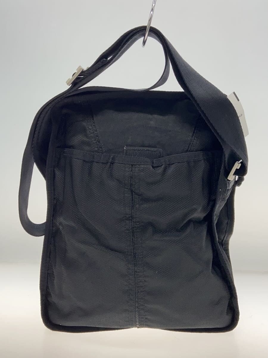 DIESEL Metal Logo Nylon Shoulder Bag Black Used condition 3