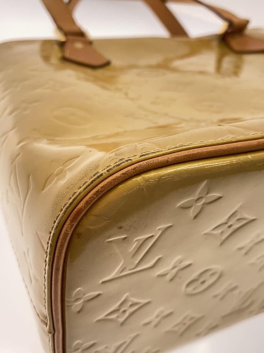 LOUIS VUITTON Houston Monogram Vernis M91055 TH0070 Sun damage and pen marks 8