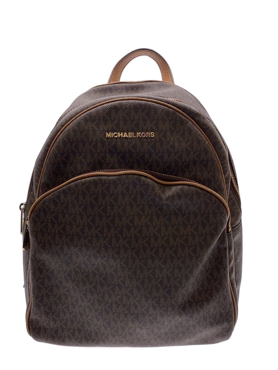 MICHAEL KORS Backpack PVC BRW All Over Pattern 35F8GAYB7B