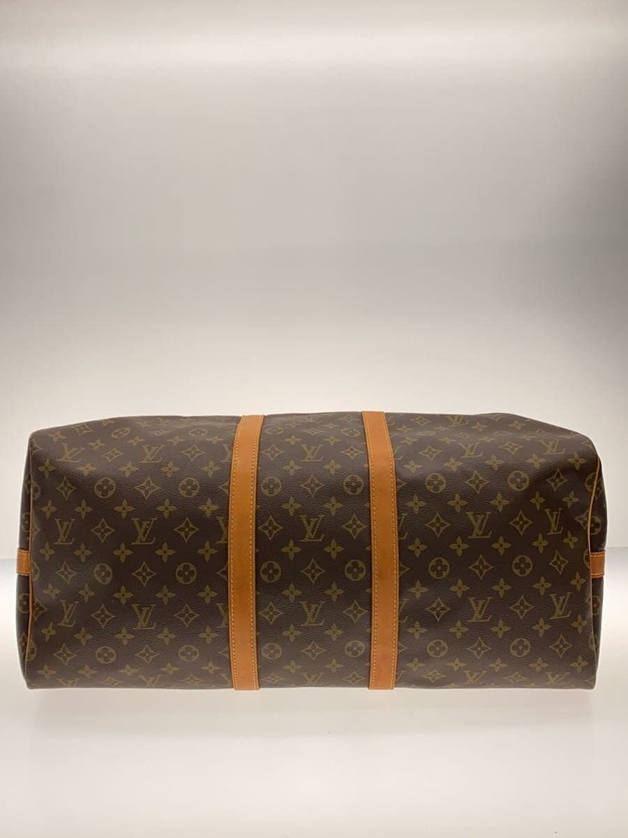 LOUIS VUITTON Keepall 55 Monogram Canvas M41424 PVC BRW M41424 4