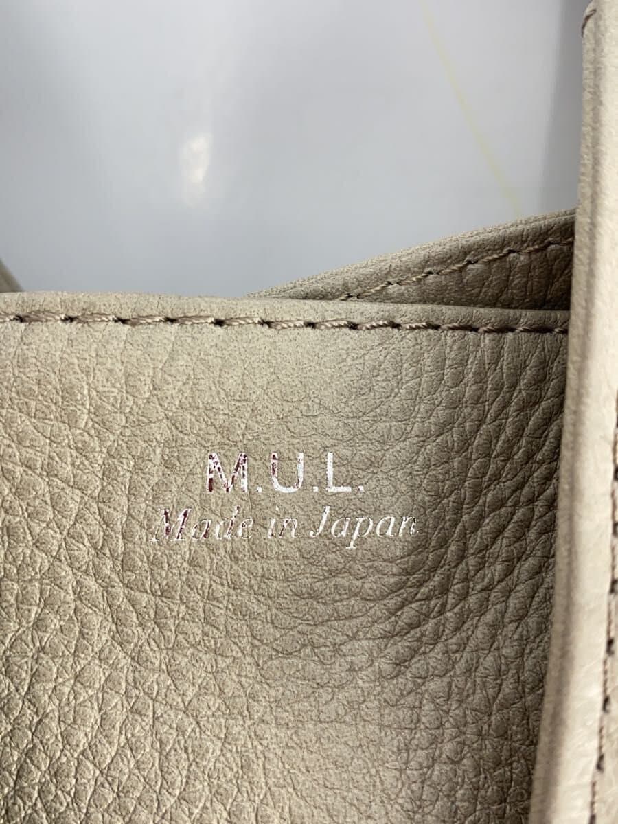 M.U.L. Tote Bag Cowhide KHK MUL101 5