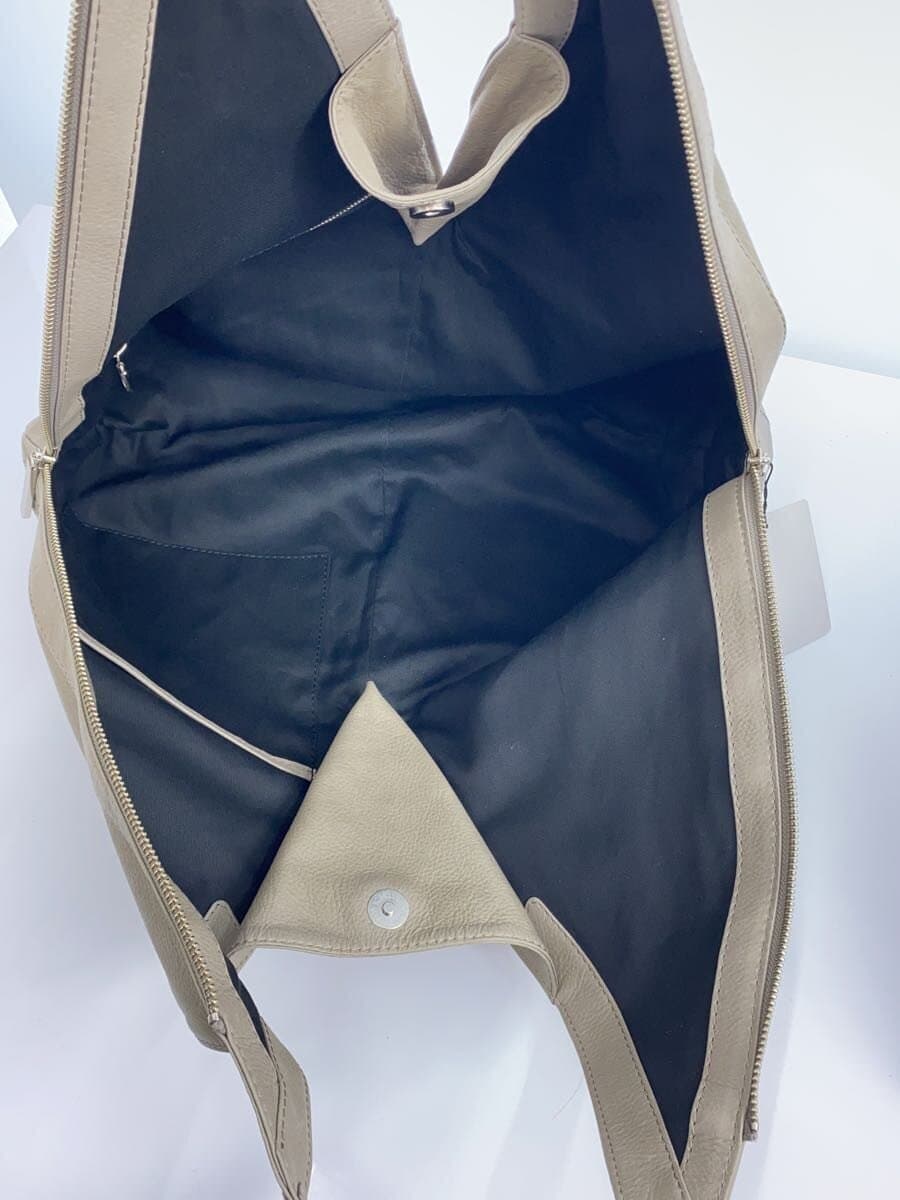 M.U.L. Tote Bag Cowhide KHK MUL101 6