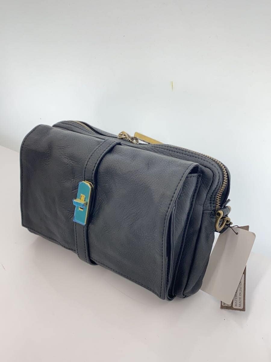 M.U.L. Shoulder Bag Cowhide BLK MUL040 2