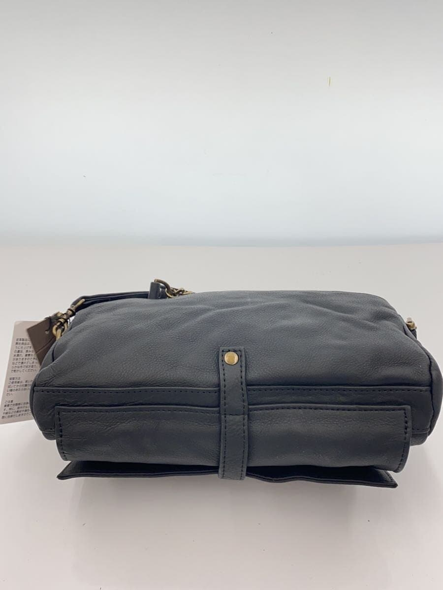 M.U.L. Shoulder Bag Cowhide BLK MUL040 4