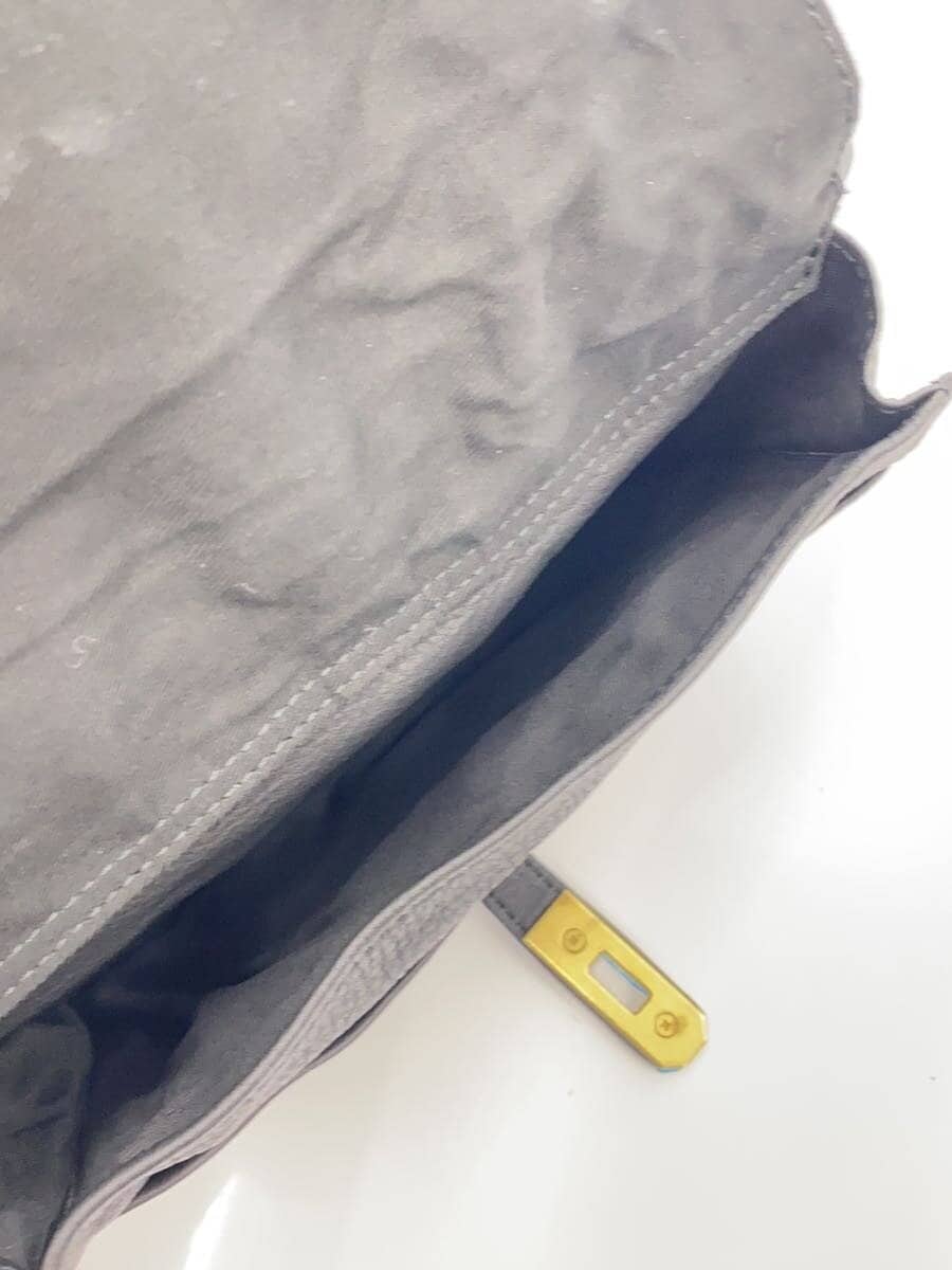 M.U.L. Shoulder Bag Cowhide BLK MUL040 6