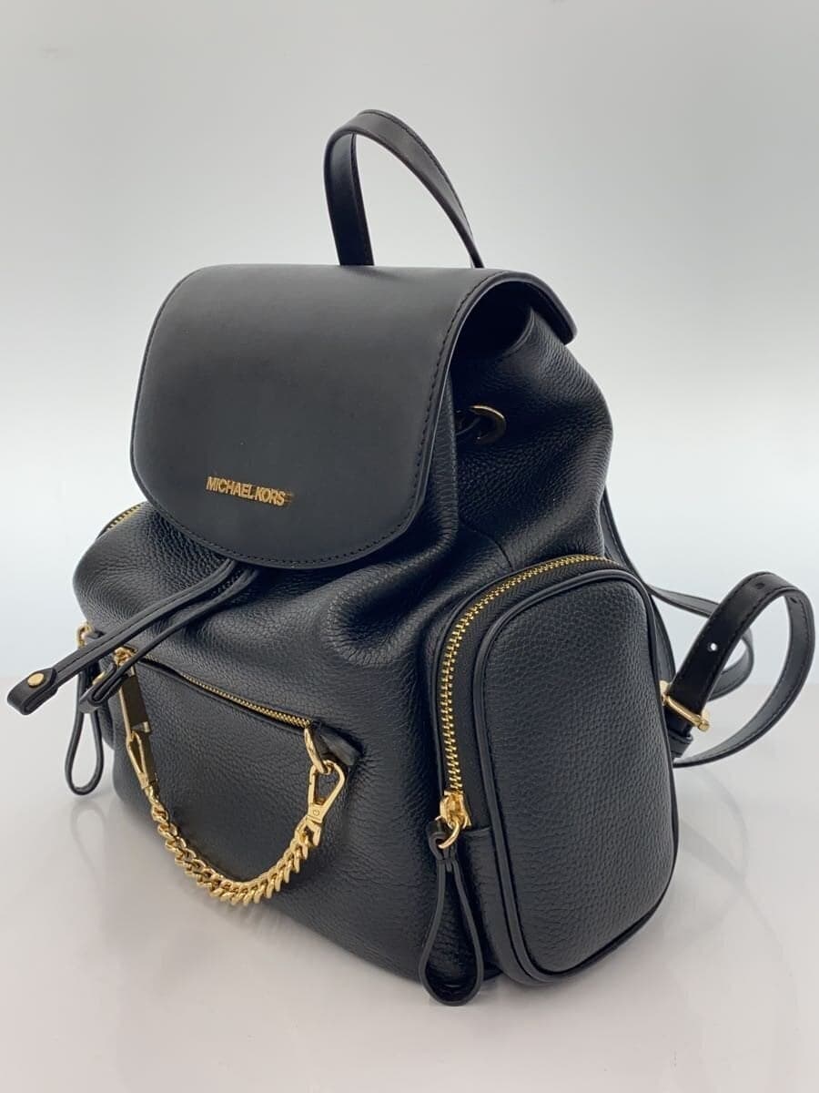 MICHAEL KORS Backpack Leather BLK 35T1GTTB6L 2