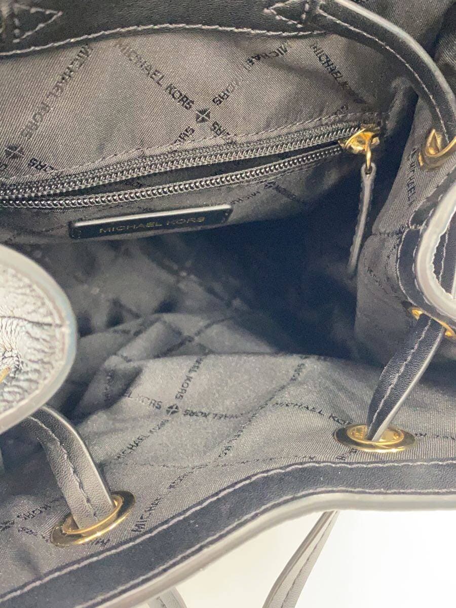 MICHAEL KORS Backpack Leather BLK 35T1GTTB6L 6