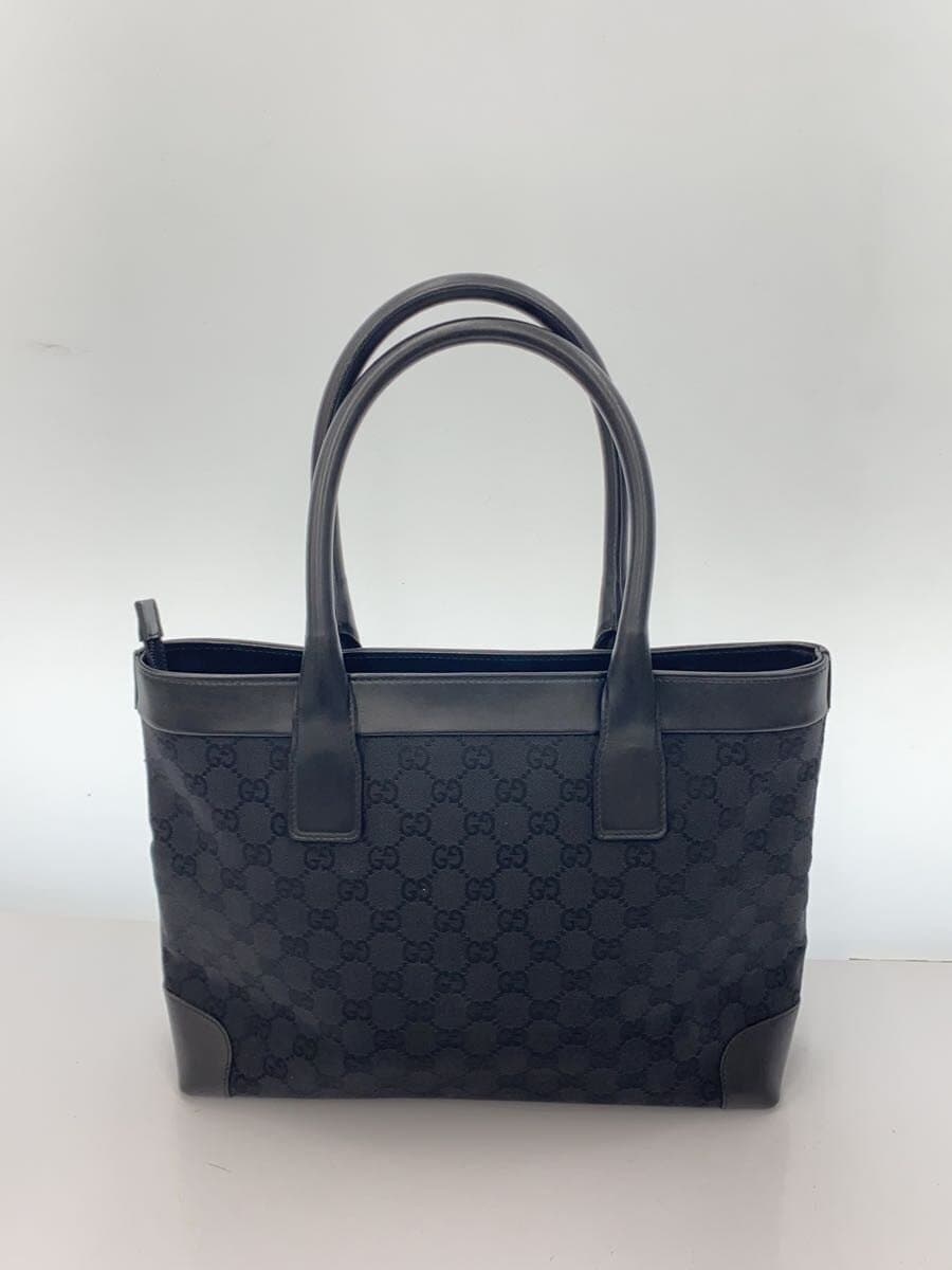 GUCCI Tote Bag GG Canvas 33890 BLK All Over Pattern 3