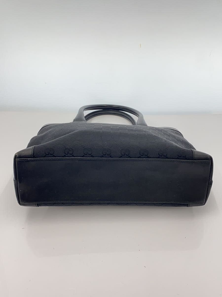 GUCCI Tote Bag GG Canvas 33890 BLK All Over Pattern 4