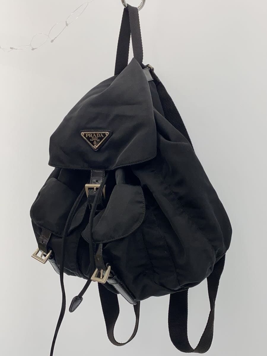 PRADA Backpack Nylon BLK 2