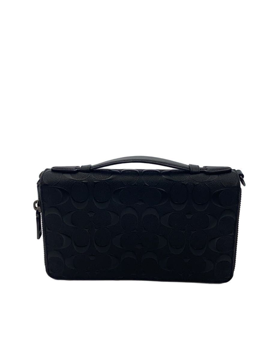 COACH Second Bag_Signature Cowhide BLK