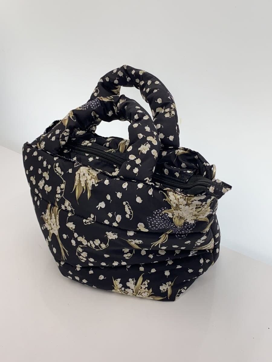 PINK HOUSE Tote Bag Polyester BLK Floral Pattern A2181PE122 2
