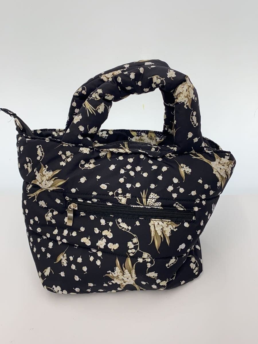 PINK HOUSE Tote Bag Polyester BLK Floral Pattern A2181PE122 3