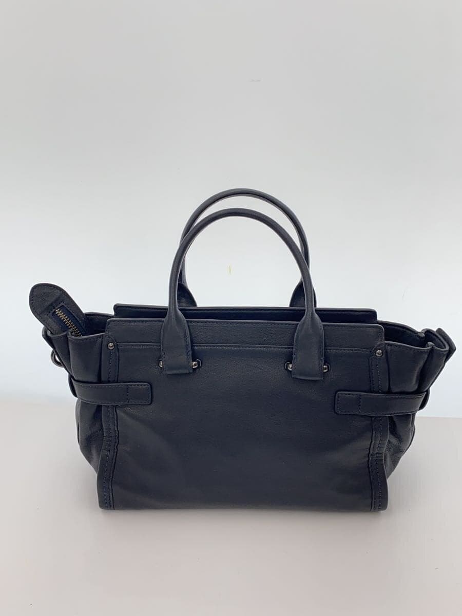 COACH Swagger Carry Leather BLK 3
