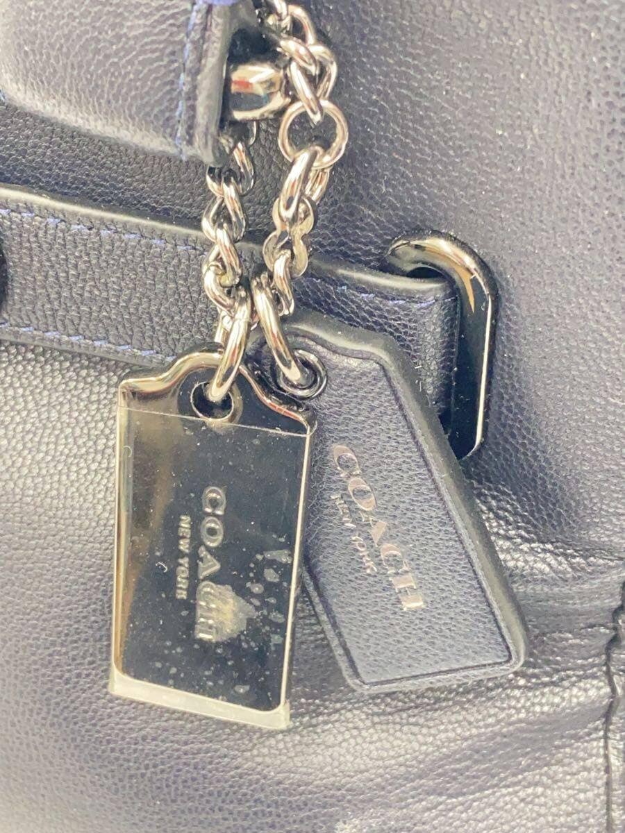 COACH Swagger Carry Leather BLK 5