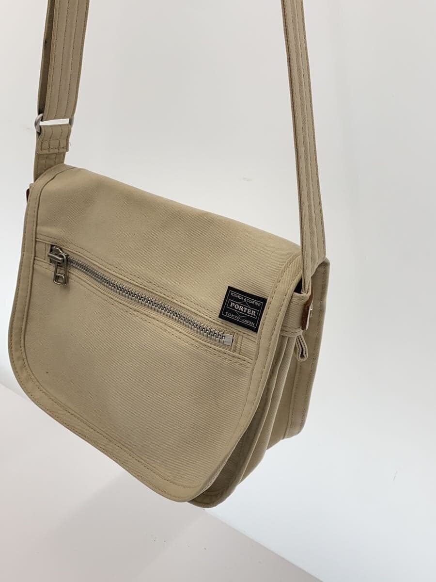 PORTER Naked Shoulder Bag CRM Plain 2