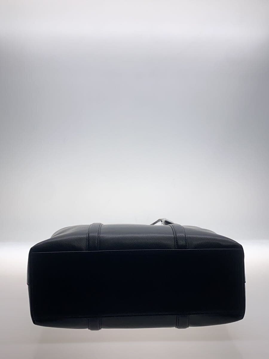 COACH Tote Bag Leather BLK B1680 4