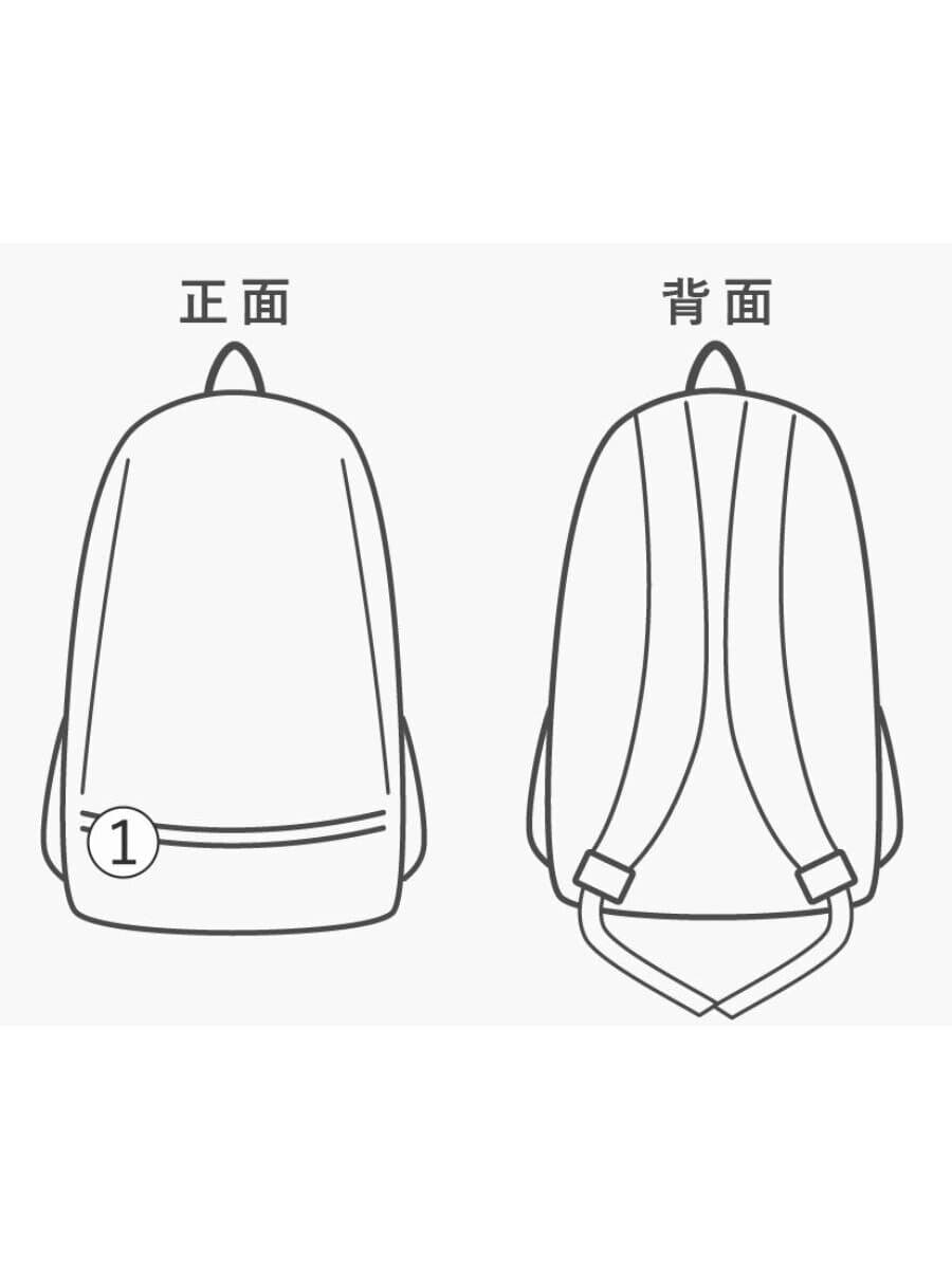 Other Brand Backpack BLK Solid pona500 9