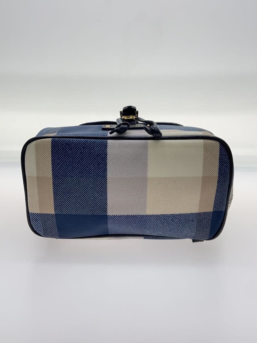 BLUE LABEL CRESTBRIDGE Backpack PVC BLU Check 55112-302-26 4