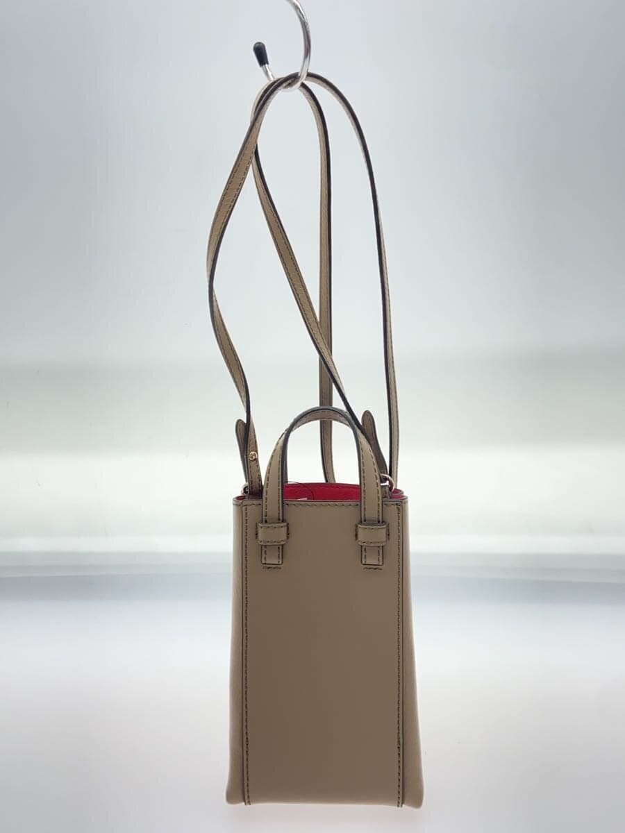 FURLA Shoulder Bag Faux Leather BEG we00289 3