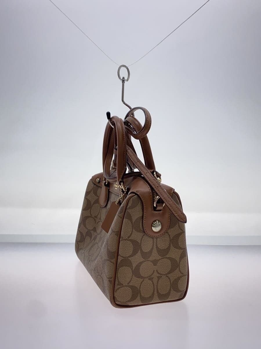 COACH Shoulder Bag BRW All Over Pattern f58312 2