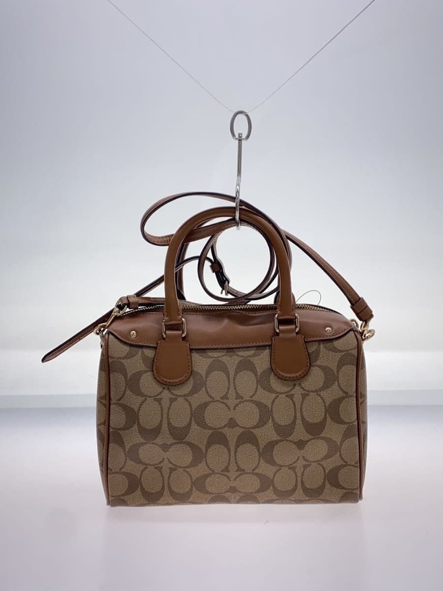 COACH Shoulder Bag BRW All Over Pattern f58312 3