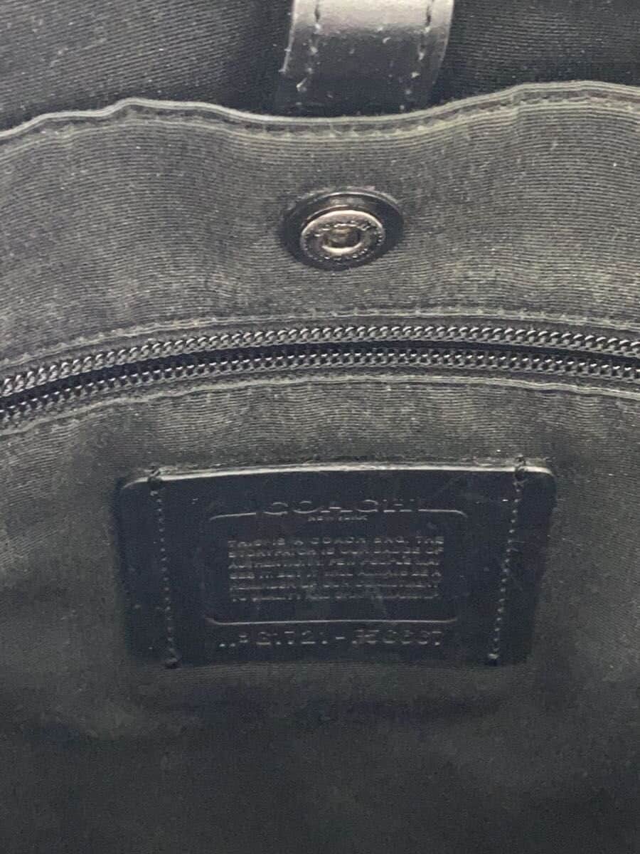 COACH Backpack Leather BLK 5