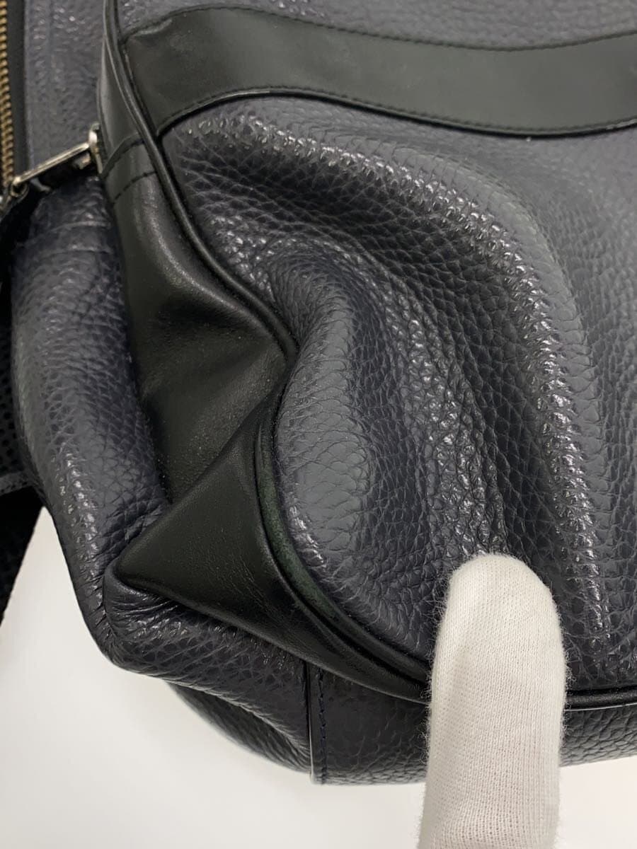 COACH Backpack Leather BLK 7