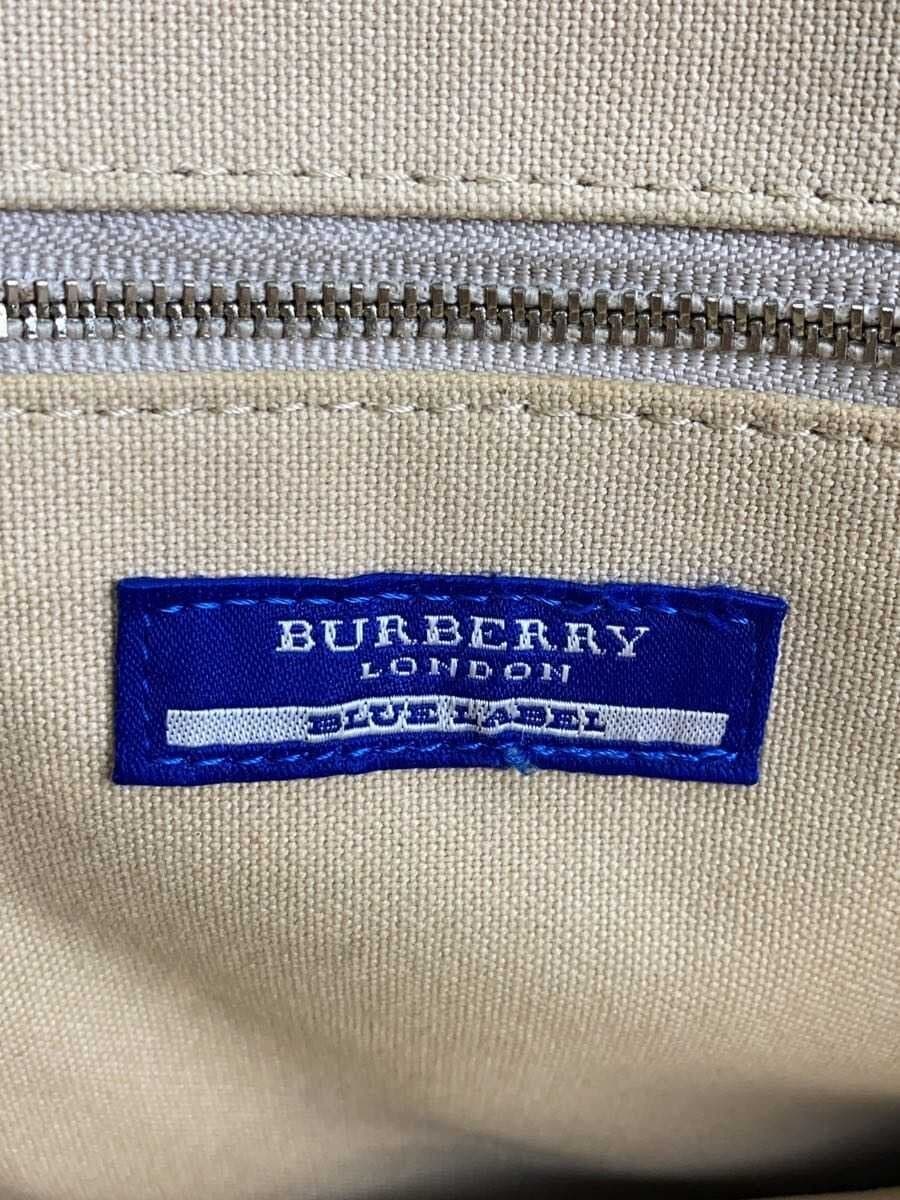 BURBERRY BLUE LABEL Tote Bag Canvas BLK 5