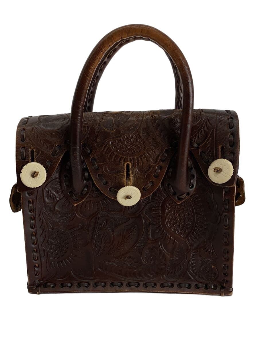 GRACE CONTINENTAL Tote Bag Leather BRW